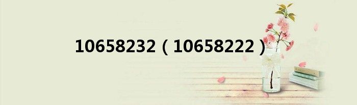 10658232（10658222）